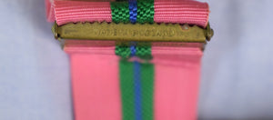 Dooney & Bourke Pink/ Green Surcingle Braces Made In England