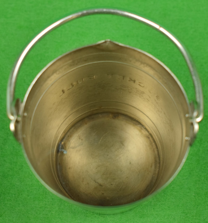 Napier SilverPlate "Bucket Full" c1950s Jigger Cup