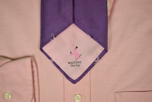 "Harvie & Hudson Jermyn St x Wiltons Restaurant Purple Silk Club Tie" (SOLD)
