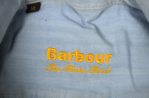 "Barbour Pistachio Pinwale Corduroy BD Sport Shirt" Sz XL