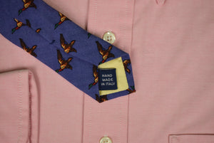 "Polo By Ralph Lauren Purple Wool Challis Duck Tie"