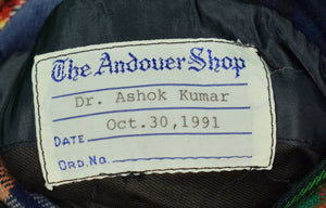 The Andover Shop Patch Tartan c1991 Vest Sz 38R