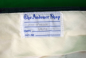 "The Andover Shop Patch Panel Black Watch Tartan w/ Green/ Navy Corduroy Trousers" Sz 38
