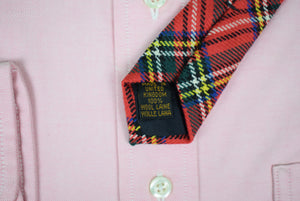 J. Press Royal Stewart Tartan Wool Tie (New w/ J.P Tag)