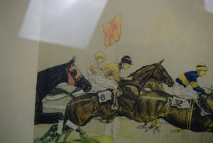 The Water Jump In The Grand National Of 1931 At Aintree By Paul Brown