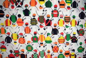 "Vintage c1950s Jockey Silks Printed Fabric" (SOLD)