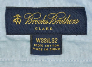 Brooks Brothers Sailboat Print Chambray Trousers Sz: 33W/ 32L
