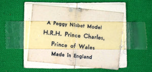 "Peggy Nisbet Model of H.R.H. Prince Charles Prince of Wales Made In England"