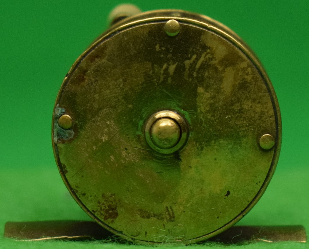 antique brass fishing reel Vintage English Brass Fishing Reel