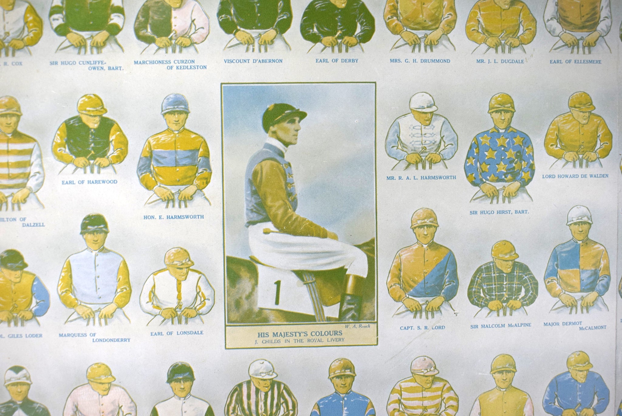 Rothschild Racing Colours The Racing Colours Of Some Leading Owners On The Turf