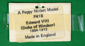 Peggy Nisbet Model of Edward VIII (Duke Of Windsor) 1894-1972 Made In England