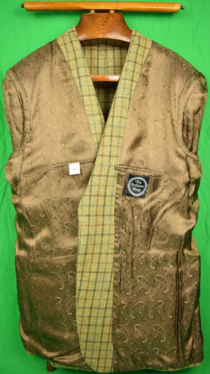 The"Andover Shop Heather Tweed Windowpane Sport Jacket" Sz: 44 LG (New w/ Tag!) (SOLD)