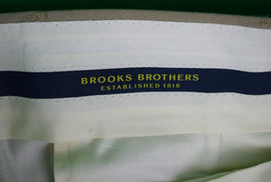 Brooks Brothers Khaki Chino Cotton Trousers Sz 40W x 39L (Deadstock w/ BB Tag)