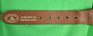 "MRC/ Mill Reef Club Leather Man LTD. Ribbon/ Canvas Belt" Sz: 46