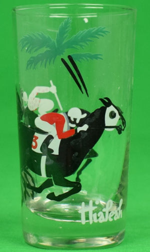 "Set Of 8 Libbey Jockey Club c1950s Horse Racing Highball Glasses" (New/ Old Stock!) (SOLD)
