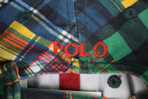 Polo Ralph Lauren Patchwork Camo/ Plaid Cap (New w/ RL Tags)