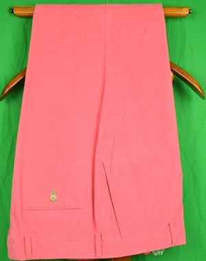 "Lilly Pulitzer Hot Pink Pinwale Phipps Pant" Sz: 34"W (SOLD)