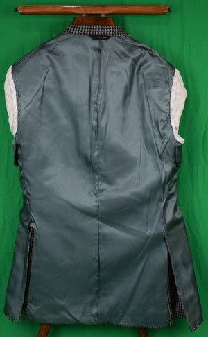 Chipp Grey/ Olive Gun Check Tweed Sport Jacket Sz 39R