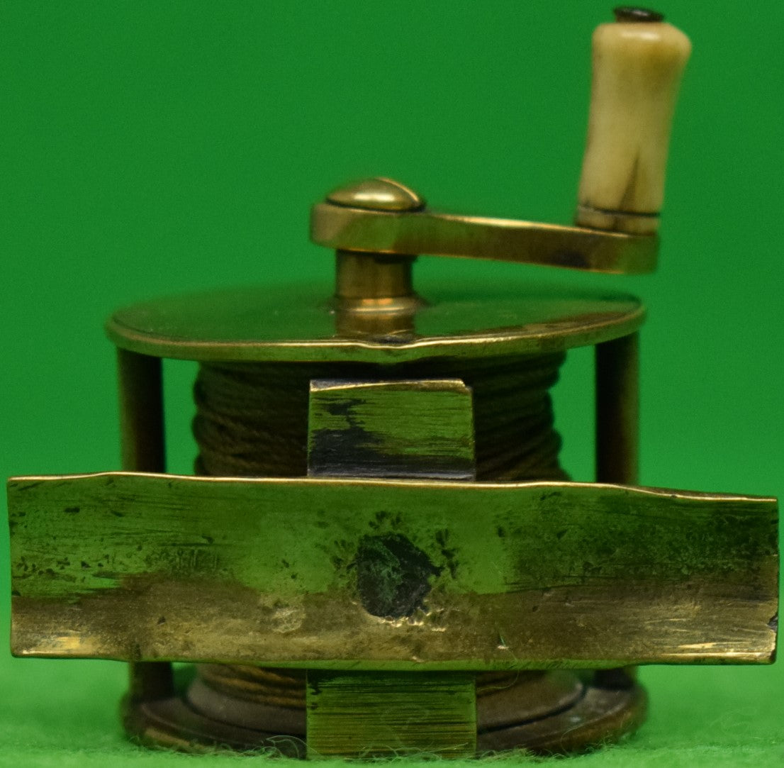 antique brass fishing reels Vintage English Brass Fishing Reel