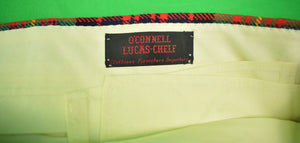 "O'Connell's Tartan Plaid GT Lambswool Flannel Trousers" Sz: 35"W (DEADSTOCK) (SOLD)