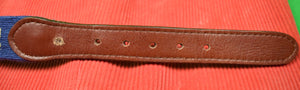 Piping Rock Club Smathers & Branson Hand-Needlepoint Belt Sz 42"W (SOLD)