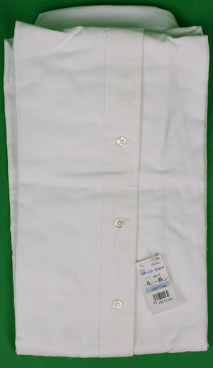 "Brooks Brothers Supima Cotton White OCBD Shirt" Sz 15-3 (Deadstock w/ BB Tag) (SOLD)