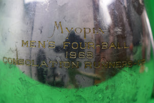 "Myopia Hunt Club c1968 Silver Plate Water Pitcher"