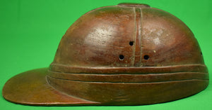 Wooden Jockey Cap