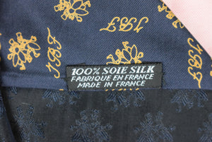 "Harry's New York Bar Paris Navy Silk Club Tie Made In France" (New) (SOLD)