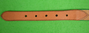"Hand-Needlepoint Golf Motif Green Belt" Sz: 36 (SOLD)