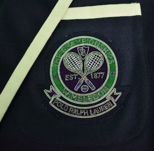 "Polo Ralph Lauren x Official Wimbledon Tennis Navy University Blazer" Sz: 42R (SOLD)