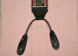 "Gieves & Hawkes Raspberry Thistle Braces" (SOLD)