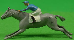 "Set Of 4 Britains Jockeys On Racehorses" (SOLD)