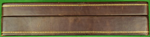 "Italian Hand-Tooled Florentine Burg Leather Signal Flag Cigarette Box" (SOLD)