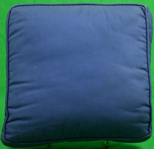 "21" Club Jockey Hand-Needlepoint Pillow (SOLD)