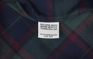 "Brooks Brothers Cotton/ Wool Brooksflannel Green/ Navy Tartan Robe w/ Sash" Sz XL (SOLD)