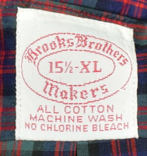 Brooks Brothers Tartan Broadcloth Sport Shirt Sz: 15 1/2- XL (New w/ Tag!) (SOLD)