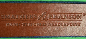 Smathers & Branson Florida (10) Logo Needlepoint Belt Sz: 44