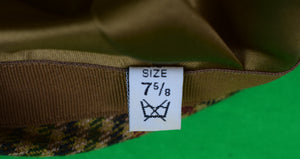 "Lock & Co Olive Gun Check Tweed Cap" Sz 7 5/8 US (SOLD)