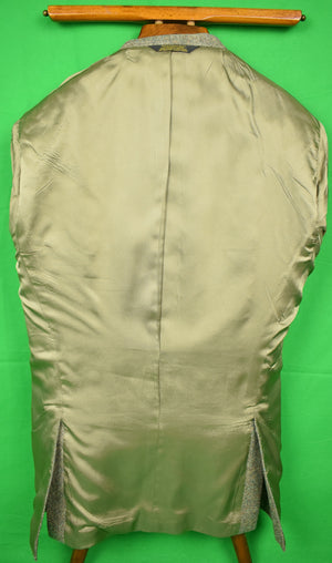 "J. Press Donegal Tweed 3Pc Wool Suit" Sz: 44R w/ 3 Button/ w/ Lapel Vest & Pleated Trousers" Sz: 39"W (SOLD)