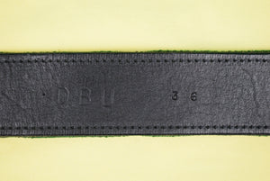 Hand-Needlepoint Playing Card Motif Green Belt Sz 35