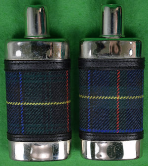 Abercrombie & Fitch Tartan Flask/ Playing Cards/ Shot Cups/ Bottle Opener In Case