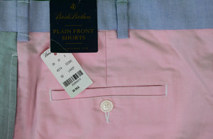 "Brooks Brothers Patch Panel Oxford Cloth Shorts" Sz 35 (New w/ BB Tag)
