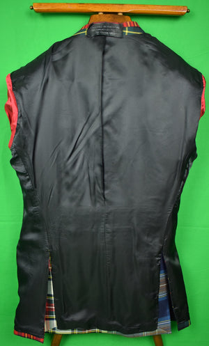 "Orvis Dundee Scottish Patch Tartan Multi-Plaid Sport Jacket" Sz 44R