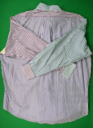 "Brooks Brothers Multi Stripe c1980s Fun Shirt" Sz16 1/2-R (SOLD)