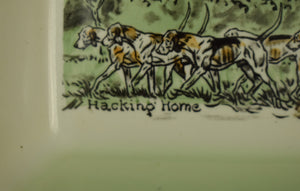 Paul Brown 'Hacking Home' Fox-Hunter c1962 Ceramic Tray (SOLD)