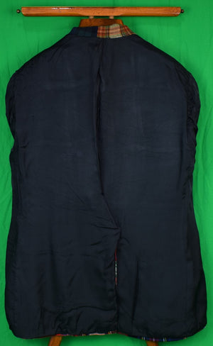 Chipp Patch Tartan Flannel Sport Jacket Sz 40R