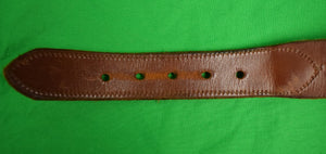 "Custom Hand-Needlepoint Polo Match Belt" Sz: 40 (SOLD)