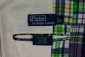 "Polo By Ralph Lauren Patch Madras Sport Jacket" Sz M (SOLD)