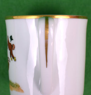 "Abercrombie & Fitch x Frank Vosmansky Fox-Hunter Porcelain Shaving Mug"